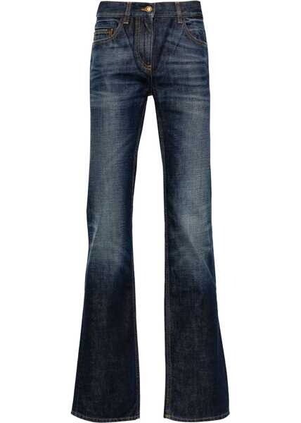 Blugi skinny Palm Angels Straight Leg Jeans BLUE Femei (BM 14133305) 1