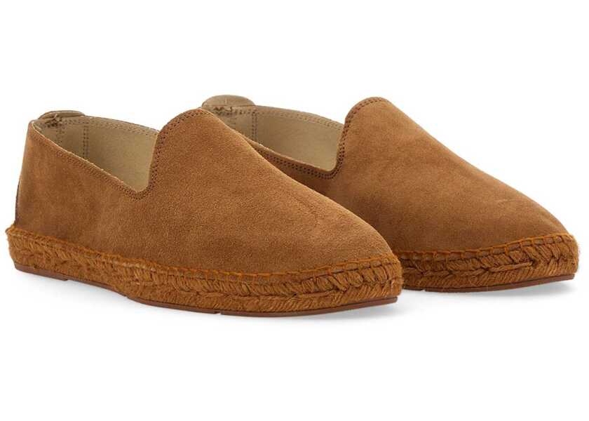 Espadrile Maneb Espadrille In Suede BROWN Barbati (BM 14133341) 2