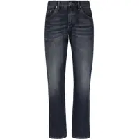 Blugi drepti Jeans With Logo Plaque Barbati