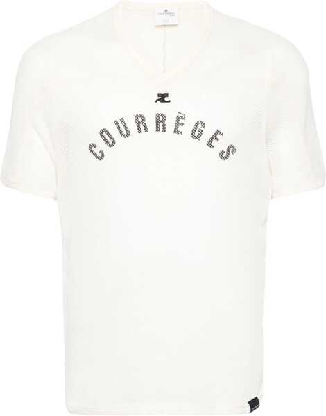 Tricouri COURRGES T-Shirt With Logo IVORY Femei (BM 14133620) 1