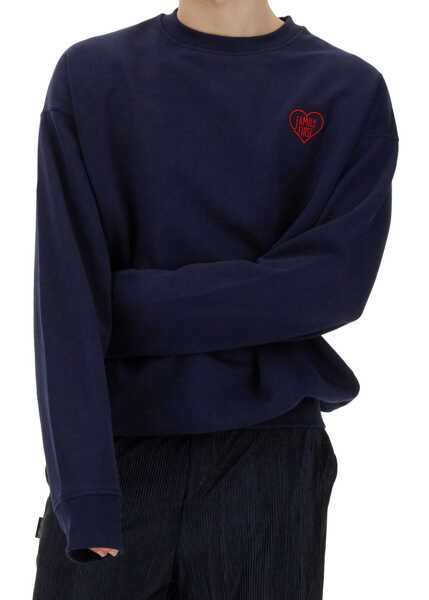 Bluze de trening Family First Sweatshirt With Heart Embroidery BLUE Barbati (BM 14133656) 4