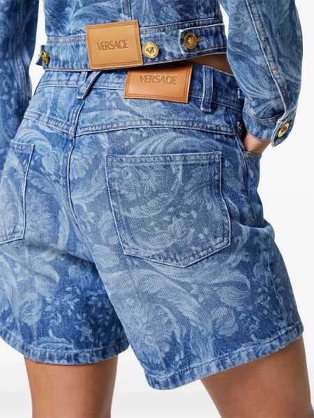 Pantaloni scurti Versace Denim Shorts BLUE Femei (BM 14133938) 4