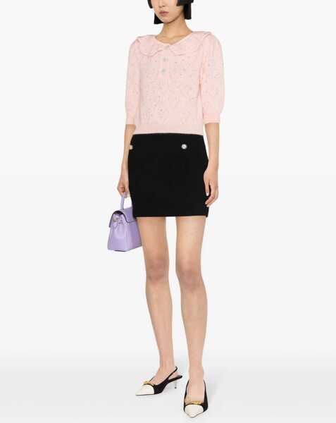 Pulovere casual Alessandra Rich Hearts Jersey PINK Femei (BM 14134280) 3