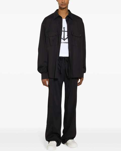 Pantaloni casual Dolce & Gabbana Nylon Pants BLUE Barbati (BM 14134358) 3