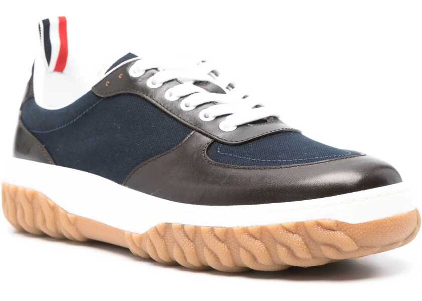 Sneakers Thom Browne Trainer Letterman BLUE Barbati (BM 14134400) 2