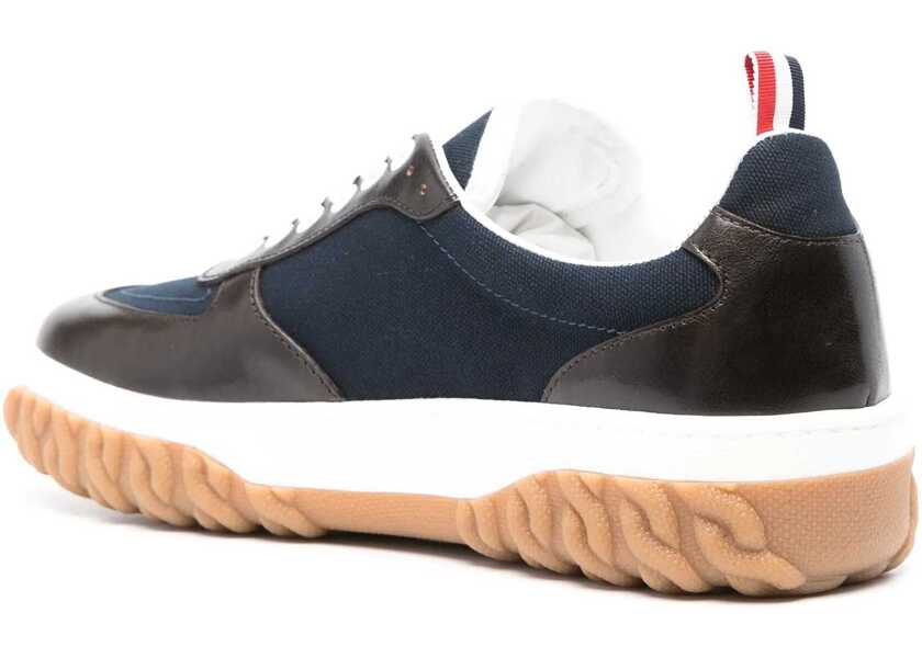 Sneakers Thom Browne Trainer Letterman BLUE Barbati (BM 14134400) 3