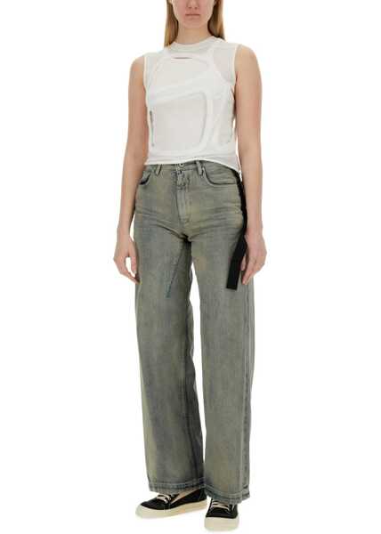 Bluze Rick Owens Top Cut Out WHITE Femei (BM 14134760) 2