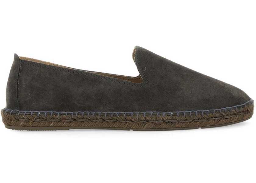 Espadrile Maneb Espadrille In Suede GREY Barbati (BM 14134844) 1