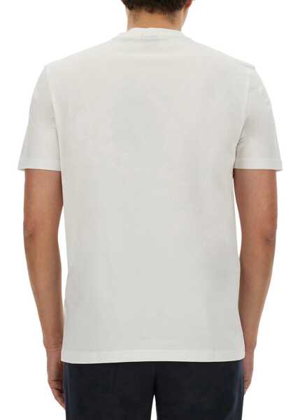 Tricouri Hugo Boss T-Shirt With Logo WHITE Barbati (BM 14134964) 3