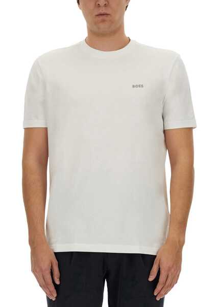 Tricouri Hugo Boss T-Shirt With Logo WHITE Barbati (BM 14134964) 1