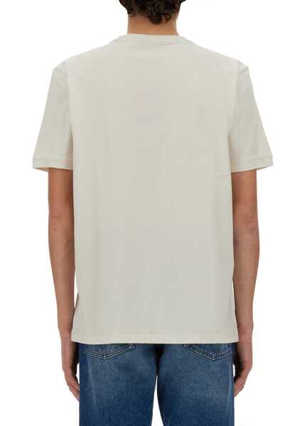 Tricouri Hugo Boss T-Shirt With Logo WHITE Barbati (BM 14135105) 3