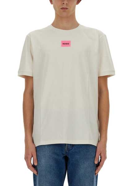 Tricouri Hugo Boss T-Shirt With Logo WHITE Barbati (BM 14135105) 1