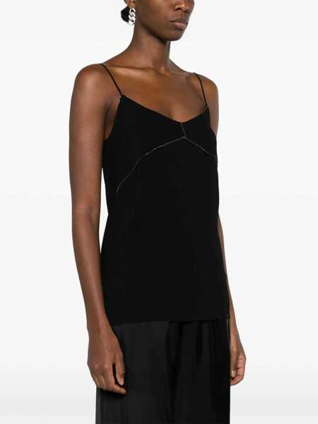 Bluze Fabiana Filippi Viscose Tops. BLACK Femei (BM 14135198) 3