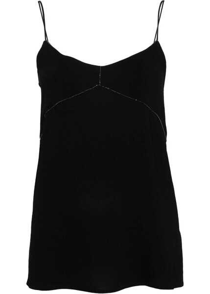 Bluze Fabiana Filippi Viscose Tops. BLACK Femei (BM 14135198) 1