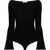 COURR&Egrave;GES Body In Jersey BLACK