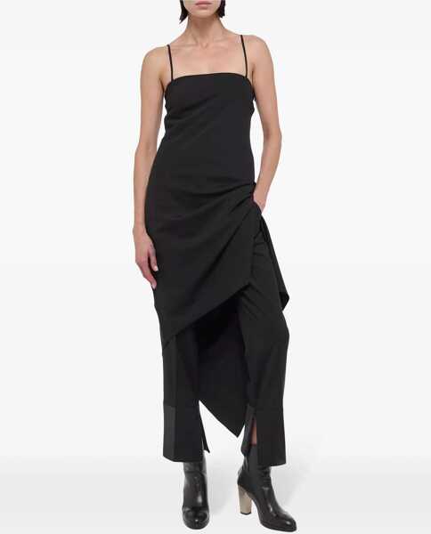 Esarfe HELMUT LANG Dress With Scarf Hem BLACK Femei (BM 14135726) 2