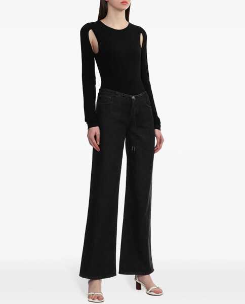 Pulovere casual HELMUT LANG Top Cut Out BLACK Femei (BM 14135738) 2