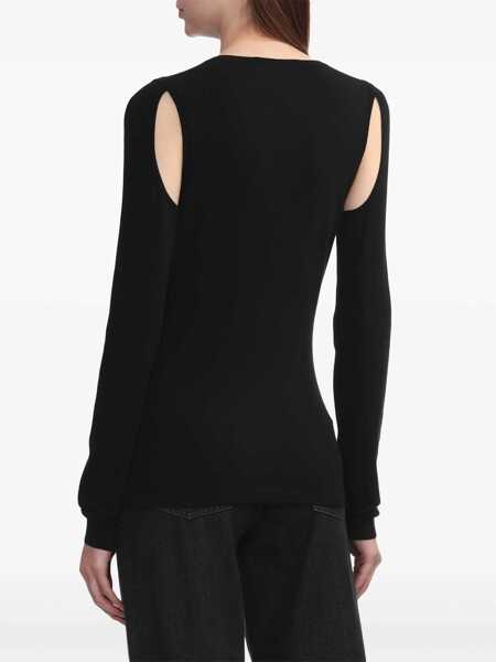 Pulovere casual HELMUT LANG Top Cut Out BLACK Femei (BM 14135738) 4