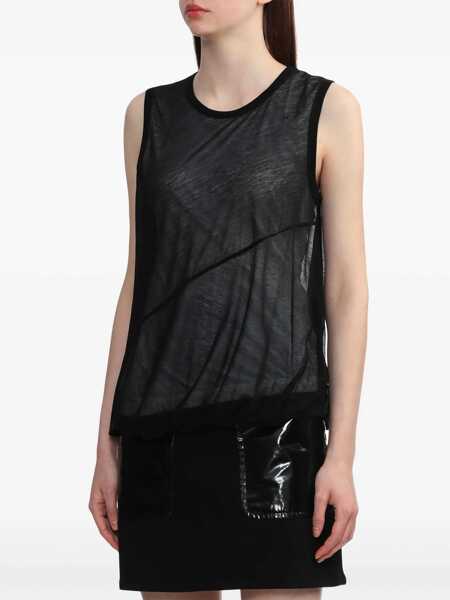 Bluze HELMUT LANG Jersey Tank Top BLACK Femei (BM 14135756) 3