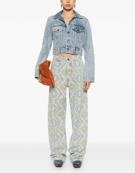 Blugi skinny ETRO Jeans Con Stampa Paisley DENIM Femei (BM 14135873) 2