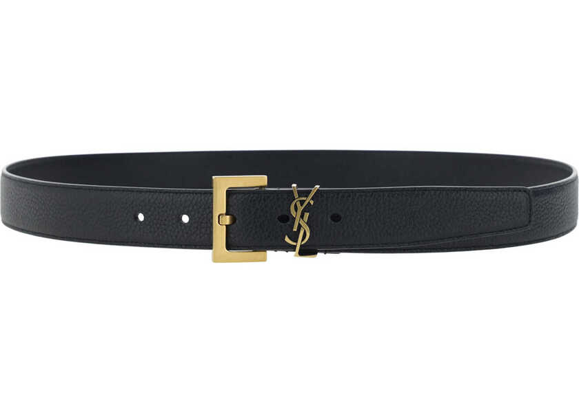 Curele Saint Laurent Milo Belt BLACK Barbati (BM 14140385) 2