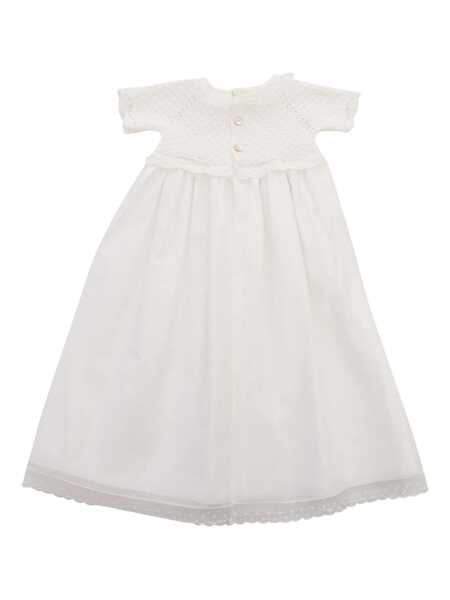 Rochii Paz Rodriguez White cotton blend dress White Fete (BM 14147705) 2