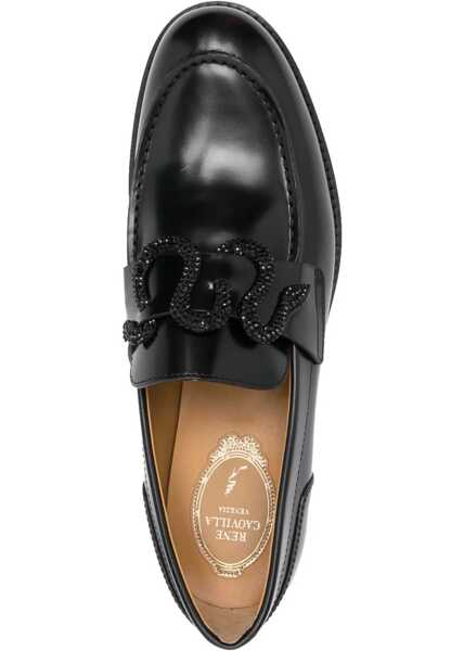 Mocasini Rene Caovilla Morgana Loafer BLACK Femei (BM 14149028) 5