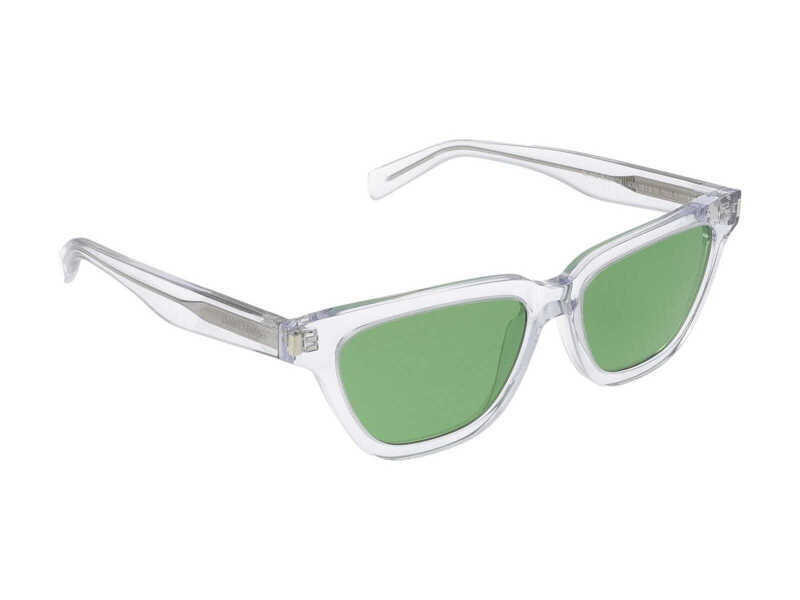 Ochelari de soare Saint Laurent SAINT LAURENT Sunglasses CRYSTAL CRYSTAL GREEN Femei (BM 14157215) 4