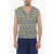 ANDERSSON BELL V-Neck Sleeveless Otreto Sweater Blue