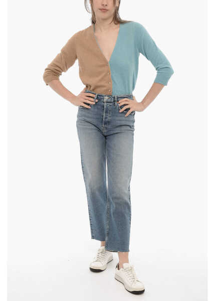 Blugi drepti RE/DONE High-Waisted Straight Leg 70S Stove Pipe Jeans 19Cm Blue Femei (BM 14160974) 4