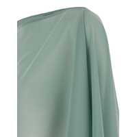 Esarfe PLAIN Dama - Esarfe PLAIN Grey Stole With Boat Neckline In Sheer Fabric Woman GREY Femei (BM 14164382) - B-mall.ro