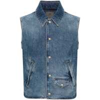 Pulovere Givenchy Denim Cotton Vest Barbati
