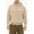1989 STUDIO Brushed Cotton Hoodie With Contrasting Logo Beige