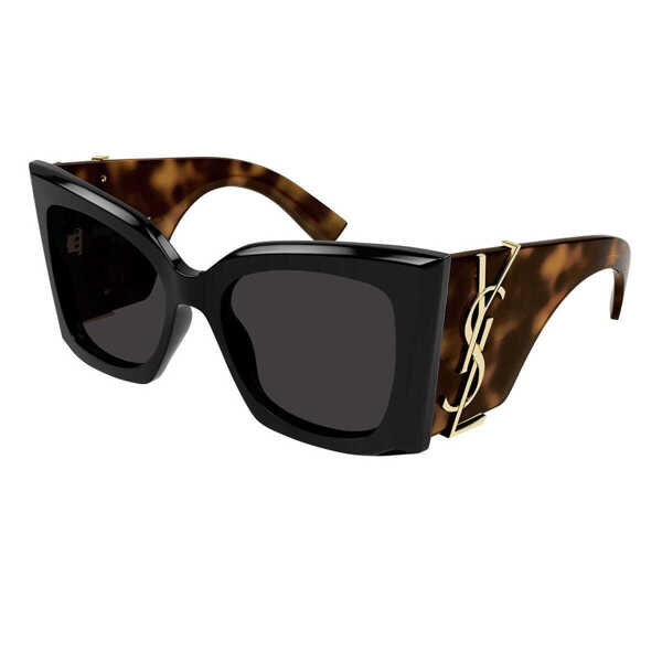 Ochelari de soare Saint Laurent Saint Laurent Eyewear Sunglasses Black Femei (BM 14176877) 2