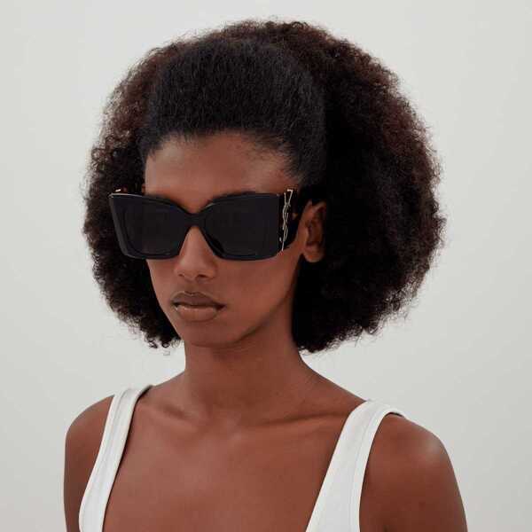 Ochelari de soare Saint Laurent Saint Laurent Eyewear Sunglasses Black Femei (BM 14176877) 4