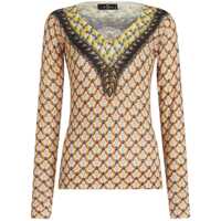 Pulovere Etro V-Neck Sweater Clothing Femei
