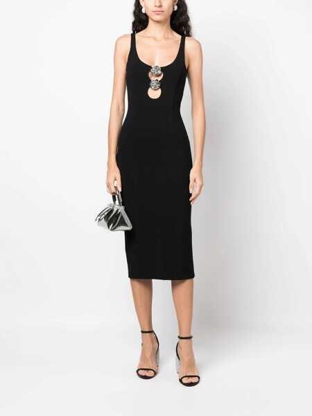 Rochii Blumarine Blumarine Jersey Dress Clothing Black Femei (BM 14248056) 2