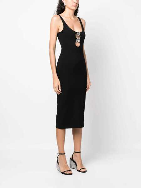 Rochii Blumarine Blumarine Jersey Dress Clothing Black Femei (BM 14248056) 3
