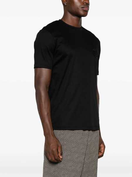 Tricouri Giorgio Armani Giorgio Armani T-Shirt Clothing Black Barbati (BM 14250186) 3