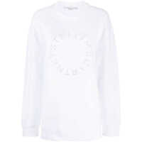 Camasi Stella McCartney Hotfix Rhinestone Logo Sweatshirt Clothing Femei
