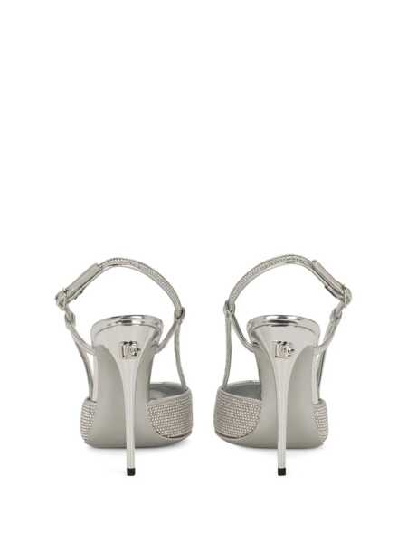 Pantofi cu toc Dolce & Gabbana Dolce & Gabbana Slingback Shoes GREY Femei (BM 14277840) 3