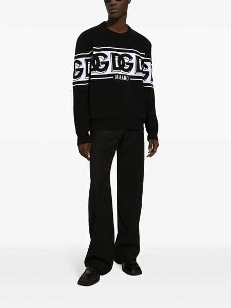 Camasi Dolce & Gabbana Dolce & Gabbana Round Neck Pullover Clothing Black Barbati (BM 14288781) 2