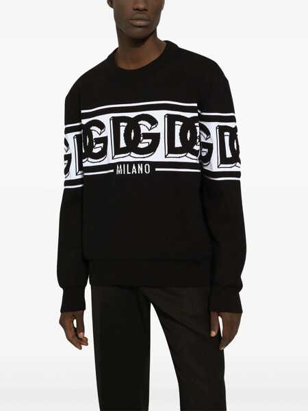 Camasi Dolce & Gabbana Dolce & Gabbana Round Neck Pullover Clothing Black Barbati (BM 14288781) 5