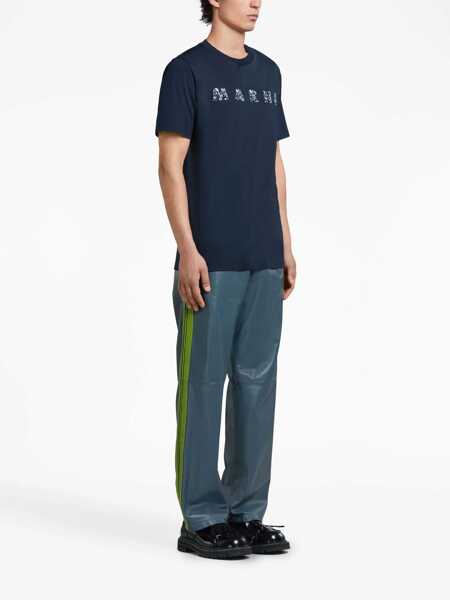 Tricouri Marni Marni T-Shirt  BLUE Barbati (BM 14290272) 2