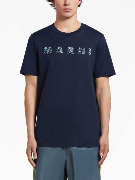 Tricouri Marni Marni T-Shirt  BLUE Barbati (BM 14290272) 3