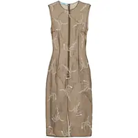 Rochii Prada Organza Embroidered Dress Clothing Femei