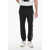 Neil Barrett Skinny Fit Bolts Joggers With Contrasting Embroidery Black