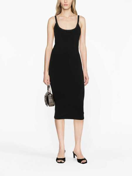 Rochii Alexander Wang Alexander Wang Stretch Sheath Dress Black Femei (BM 14324163) 2