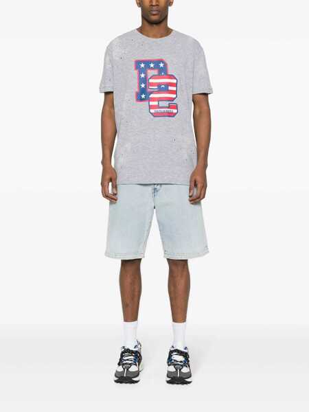 Topuri DSQUARED2 DSQUARED2 Muscle Fit Tee Clothing GREY Barbati (BM 14352348) 2