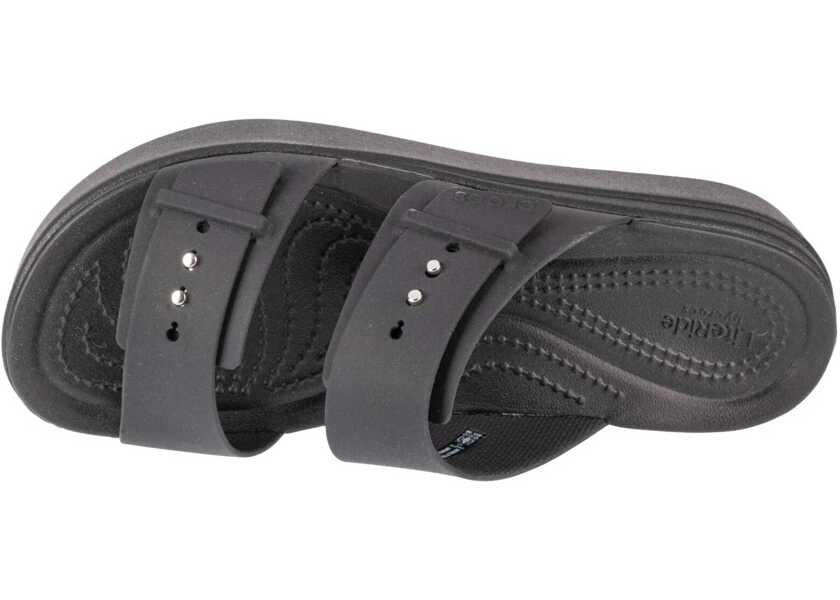 Slapi Crocs Brooklyn Low Wedge Sandal Black Femei (BM 14356644) 3